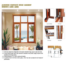 Feelingtop Aluminum Wooden Windows with Hardware Casing (FT-WW90)